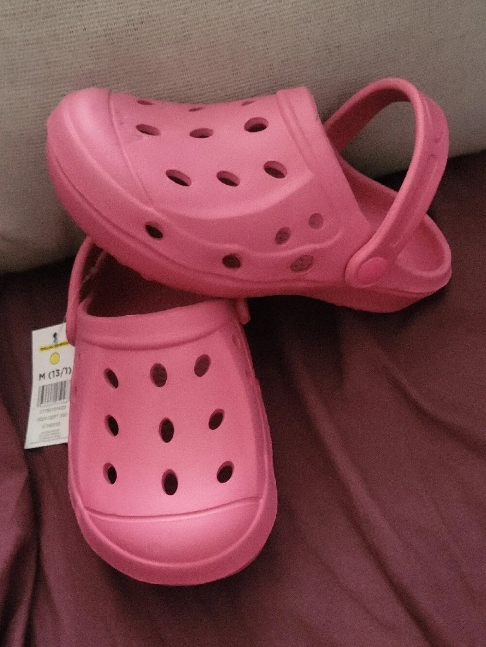 Girls' Pink Slip-On Clog - Comfortable Everyday Shoes